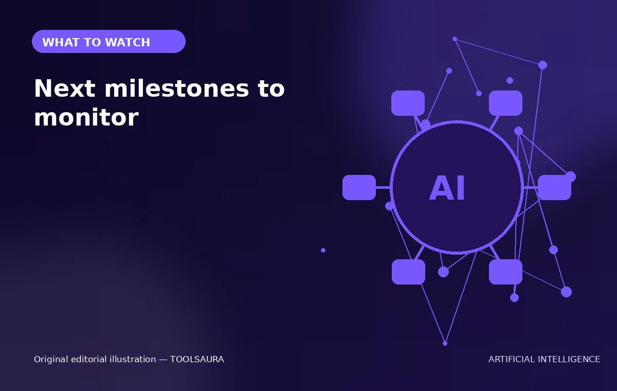 Editorial illustration about Meta AI task automation: next milestones