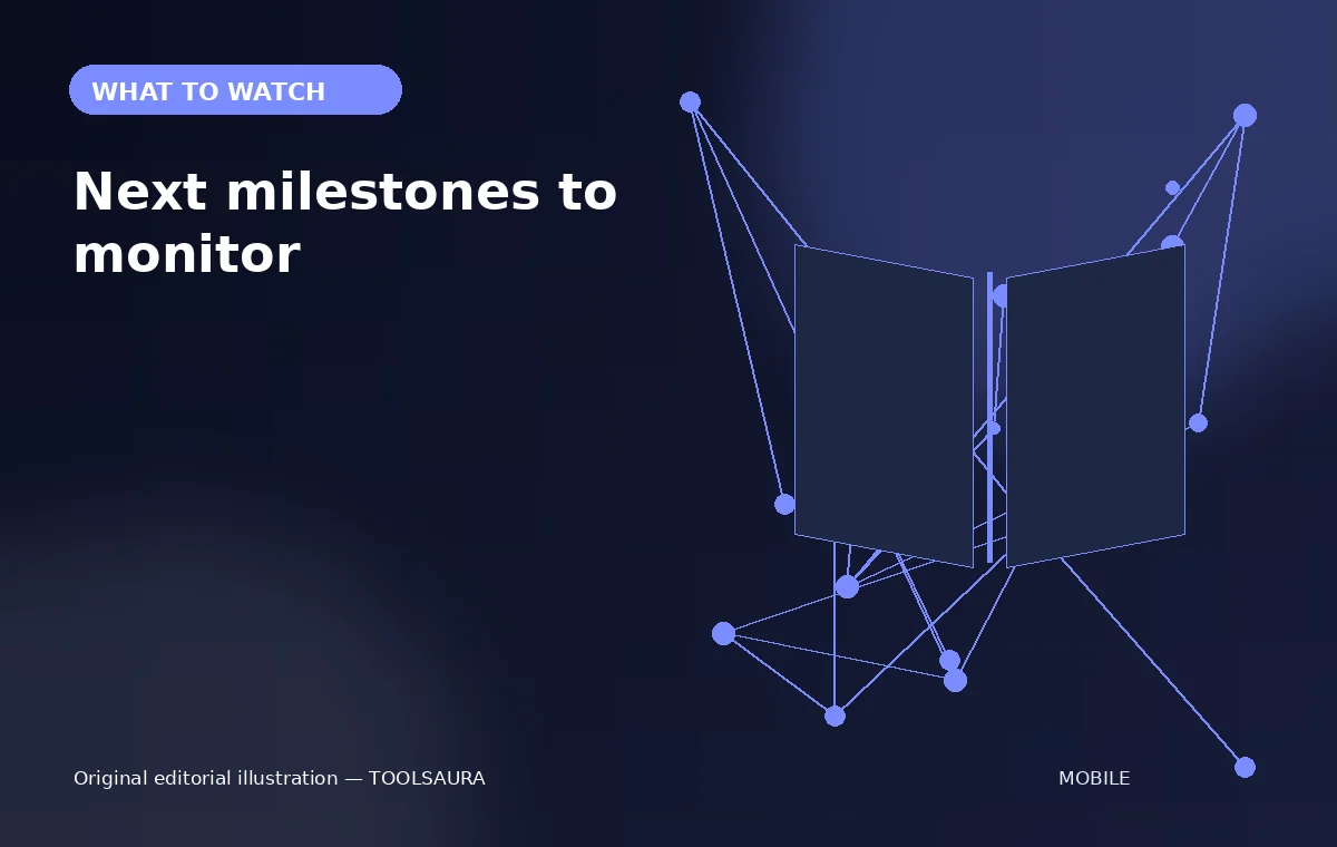 Editorial illustration about Galaxy Z Fold8 Ultra: next milestones
